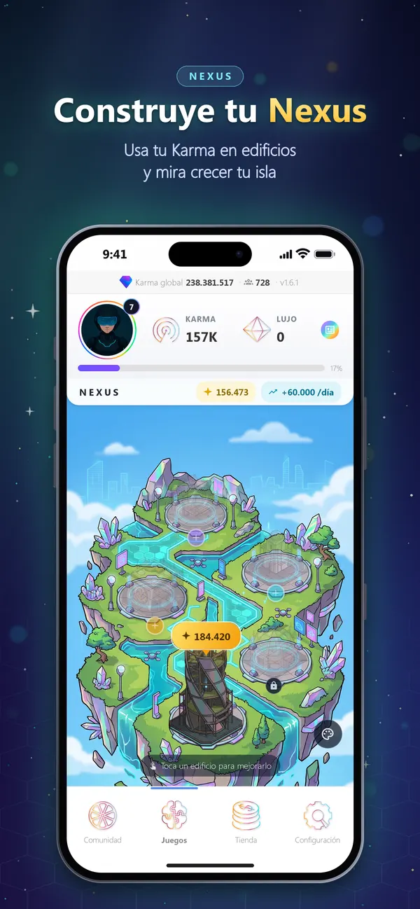 Construye tu Nexus: captura de Equity Game en la App Store