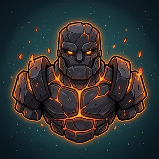 Gólem de obsidiana, avatar de Equity Game