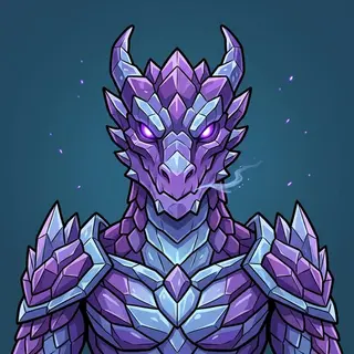Dragón de cristal, avatar de Equity Game