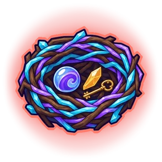 Nido de la urraca de cristal